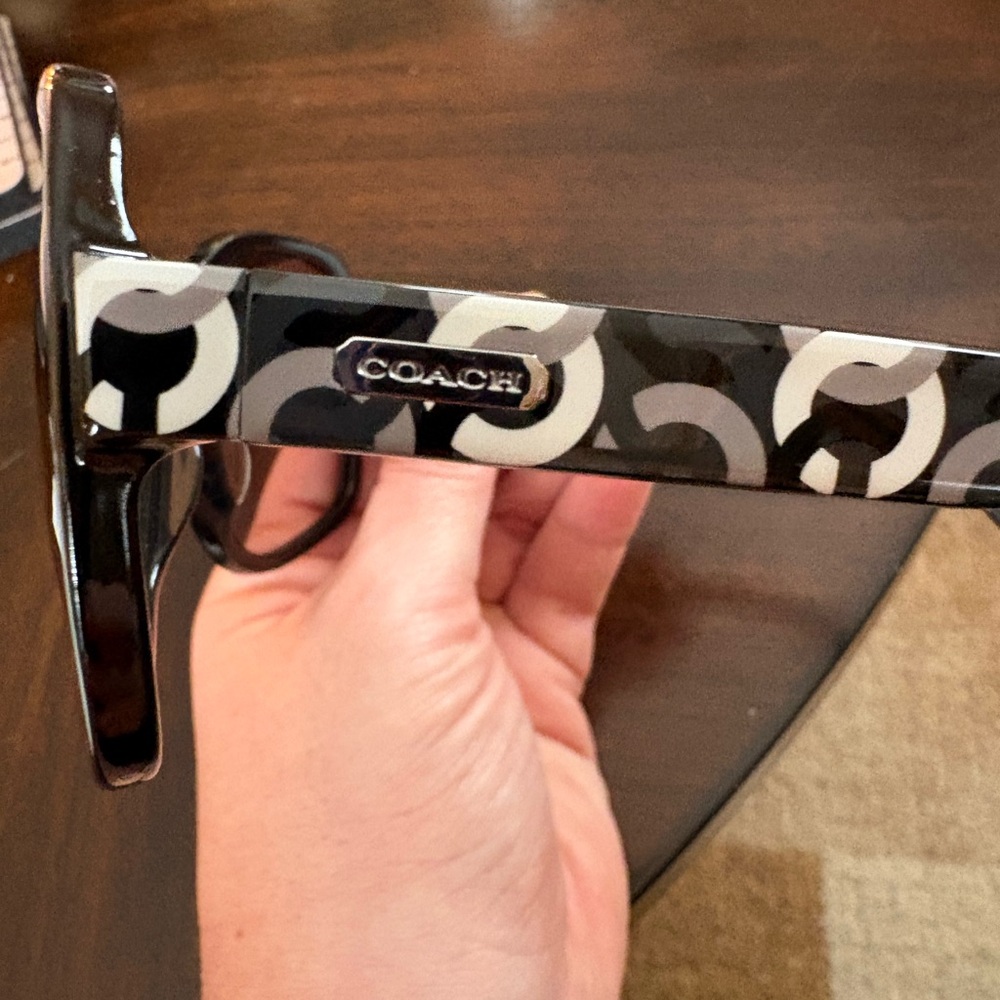 Coach Women's Black Oversized Square Sunglasses - Picture 3 of 6